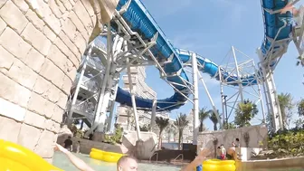 Aquaventure Waterpark Dubai UAE - All Waterslides #2