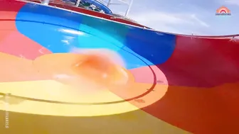 Rainbow Slide at Therme Galaxy Erding Germany #3