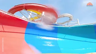 Rainbow Slide at Therme Galaxy Erding Germany #4