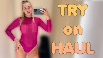 [4K] Exploring See-through Fashion | Transparent Try-on Haul (2024)