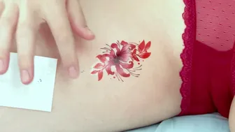 How to Get a Flower Temporary Tattoo in Minutes