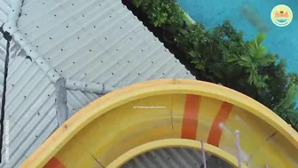 This waterslide gives you the BIGGEST wedgie of your life! ♥️♥️ #2