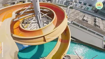 This waterslide gives you the BIGGEST wedgie of your life! ♥️♥️ #3