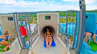 Slippery Mat Racer Slide at Aquacolors Porec Croatia