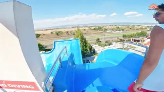 Tsunami Waterslide at Aquapark Nessebar Bulgaria #3