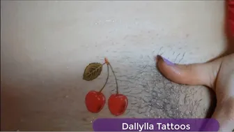 #013 Creating temporary tattoos at home – Red fruits #1