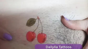 #013 Creating temporary tattoos at home – Red fruits #4