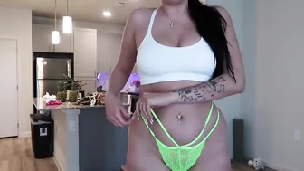 MESH THONG TRY-ON HAUL! #4