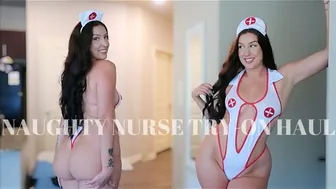 NAUGHTY NURSE TRY-ON HAUL!