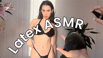 ASMR Latex try-on haul | Anoesess latex lingerie