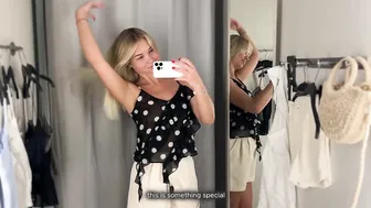 DO NOT WATCH my new TRANSPARENT tops ♥️♥️ Emily Lu ♥️♥️ Fitting room #4