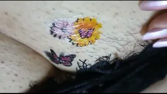 #016 How to make temporary tattoo butterflies at home for girls