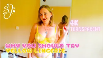 WHY YOU SHOULD TRY YELLOW LINGERIE