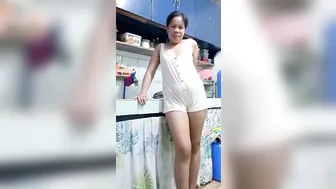 Sexy Filipina Teasing in a Romper #3