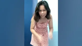 Sexy Filipina dress tease