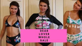 PERFECT 10/10 RASH GAURD?! | DEAR LOVER WHOLESALE BIKINI HAUL!