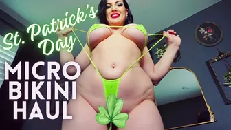 ST. PATRICK'S DAY | MICRO BIKINI TRY ON HAUL | RAVEN ROSE