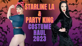 STARLINE LA | HALLOWEEN 2023 COSTUME TRY ON HAUL ft PARTY KING COSTUMES