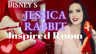 DISNEY'S | JESSICA RABBIT INSPIRED BEDROOM DECOR