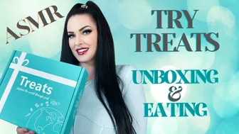 ASMR | TRYTREATS.COM UNBOXING AND EATING