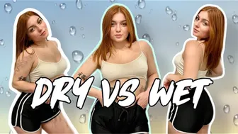 Dry vs. Wet SEE THROUGH CLOTHES TRY ON HAUL