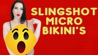 OMG YOU HAVE TO SEE THIS| SLINGSHOT MICRO BIKINI HAUL #1