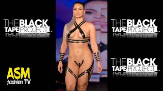 [4k60] Body Tape Art in SLOW MOTION | Part 2 | New York Fashion Week 2024 #1