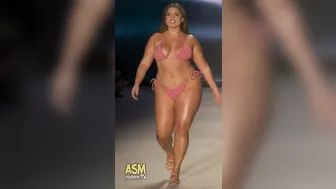 [4k60] Plus-Size Models in SLOW MOTION | Part 1 | Miami Swim Week 2022 #3