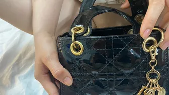 How to clean a black handbag- I need to clean it