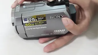 What does the old sony camcorder have? Mp88 lifestyle #2