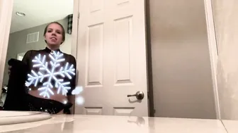 Hand Washing Shirt in See Through Top - No Bra #2