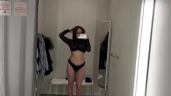 Dressing Room Try-On Haul [4K] with Akame #3