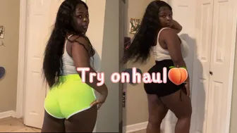 Booty short try on haul for short thick gals *SEXY* | Itssssco #subscribe #trending #viral