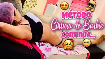 O foco agora é cintura de Barbie