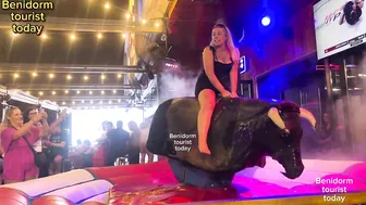 Best bull riders tonight! Mechanical bull ♥️♥️! Benidorm bull ♥️♥️ #3