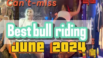 Best bull rider’s of june 2024 ! Mechanical bull ♥️♥️! Benidorm bull ♥️♥️ #1