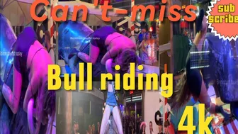 Best bull rider tonight! Mechanical bull !????