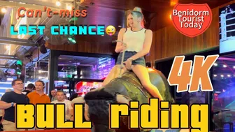 She is very cheki ????I think so! Mechanical bull ! Benidorm bull ????