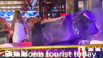 Two girls bull riding the Benidorm bull! | Benidorm bull ♥️♥️ #4