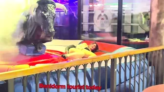 Benidorm bull ♥️♥️! Mechanical bull riding two girls ♥️♥️ #4