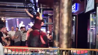 bull riding highlights | mechanical bull riding | benidorm bull | 18 October 2023 4K #2