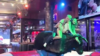 Last night crazy ♥️♥️ bull ♥️♥️ riding in Benidorm Spain ♥️♥️♥️♥️ | Benidorm bull ♥️♥️ | bull riding highlight #2