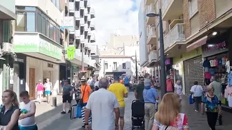 city center benidorm spain walking tour 4k(2) #4