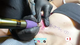 hình xam hoa #leethanhdnai #tattoo #timelapse #2