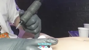 Xăm bé xinh giửa đèo đồi M"Ucao chới với AE thích ghê #leethanhdnai #tattoo #timelapse #4