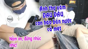 Anh thợ xăm c0n hà0 bắn xa cả mét #leethanhdnai #tattoo #timelapse