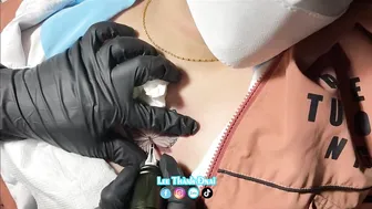 Cô gái xăm bướm ngc cover up #leethanhdnai #tattoo #timelapse #4