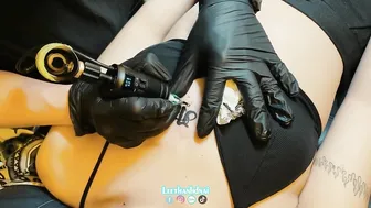 Xăm chử ngực nhẫn bé xinh 2k6 #leethanhdnai #tattoo #timelapse #4