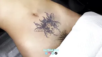 Siêu phẩm đầu năm 2024 bés xinh 2k5 xăm bọ Fan M.U #leethanhdnai #tattoo #timelapse #2