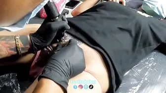 Khách VIP Xăm Bướm bà Fan M U siêu cuốn #leethanhdnai #tattoo #timelapse #2